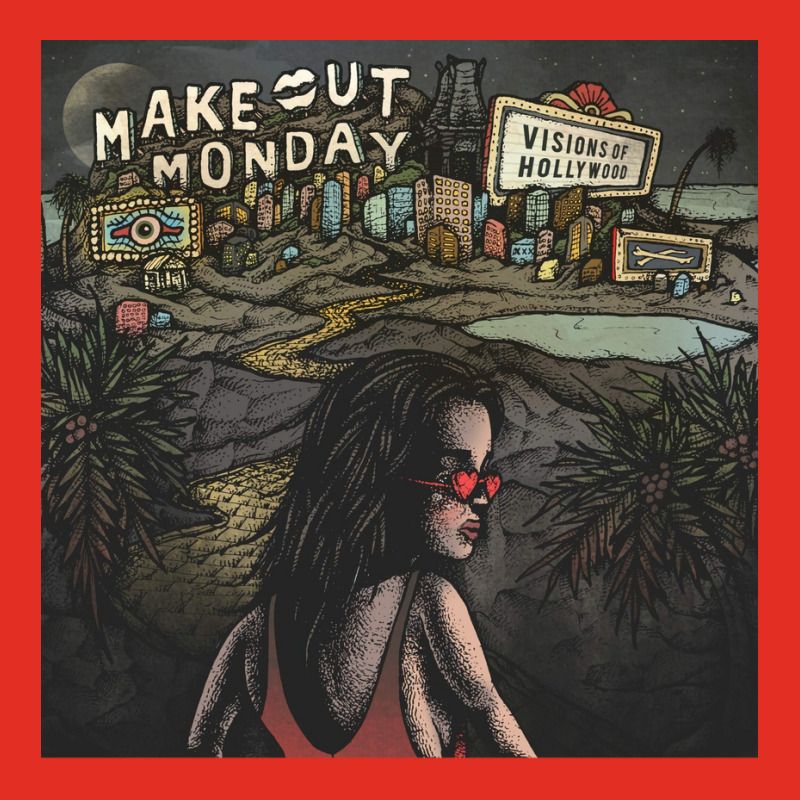 Make Out Monday Visions Of Hollywood Album Cover Poster Travel (1) Metal Print Square | Artistshot