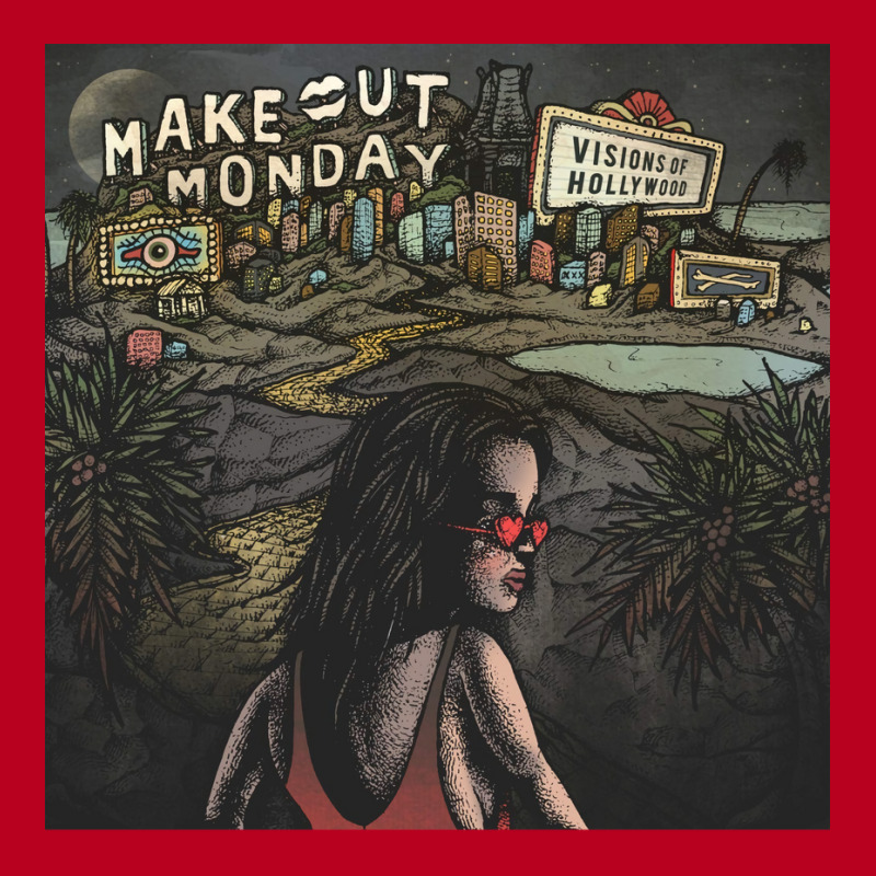 Make Out Monday Visions Of Hollywood Album Cover Poster Travel (1) Classic T-shirt | Artistshot