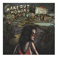 Make Out Monday Visions Of Hollywood Album Cover Poster Travel (1) Sticker | Artistshot