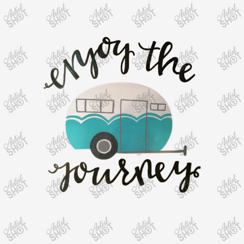 Camping Enjoy The Journey Oval Patch | Artistshot