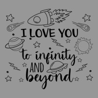 I Love You To Infinity And Beyond Valentine Day Planets Cute Women's V-neck T-shirt | Artistshot