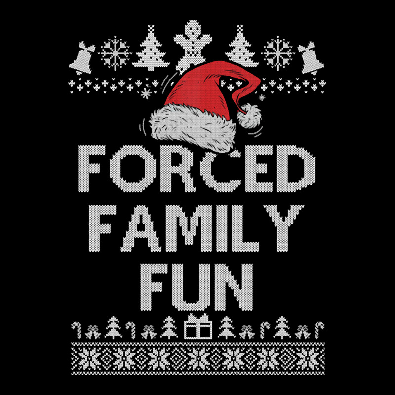 Forced Family Fun Sarcastic Adult Christmas Even Toddler Sweatshirt by damagegerms19 | Artistshot