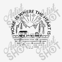 Home Is Where The Hearts Is Camping Classic T-shirt | Artistshot