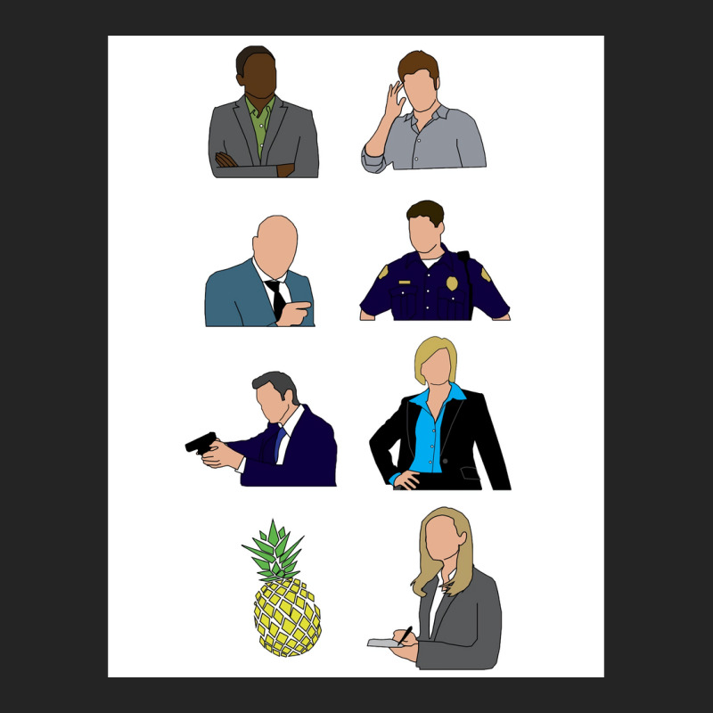 Psych Characters Poster Nostalgia (1) 3/4 Sleeve Shirt by rashidnoceram | Artistshot