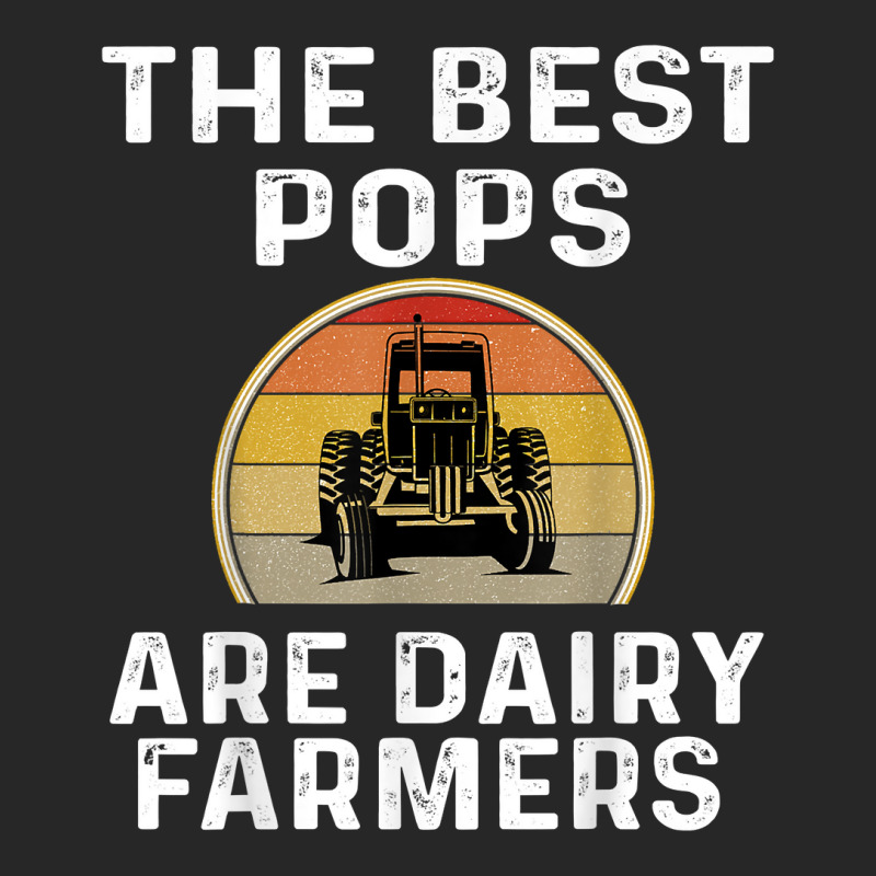 Mens The Best Pops Are Dairy Farmers Funny Farmer Farming Retro T Shir Men's T-shirt Pajama Set | Artistshot