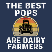 Mens The Best Pops Are Dairy Farmers Funny Farmer Farming Retro T Shir Men Denim Jacket | Artistshot