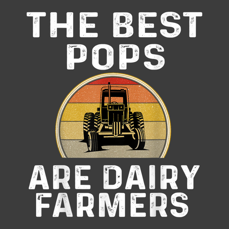 Mens The Best Pops Are Dairy Farmers Funny Farmer Farming Retro T Shir Men's Polo Shirt | Artistshot