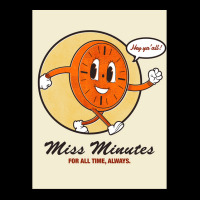 Miss Minutes Poster Aesthetic Cute (1) Men's 3/4 Sleeve Pajama Set | Artistshot