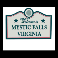 Welcome To Mystic Falls Sign Poster Music (1) Men's Long Sleeve Pajama Set | Artistshot