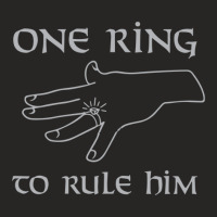 One Ring To Rule Them Ladies Fitted T-shirt | Artistshot