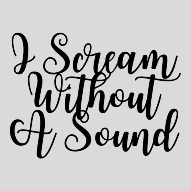 I Scream Without A Sound  Music And Lyrics 11 Women's Triblend Scoop T-shirt by AshliBuol | Artistshot