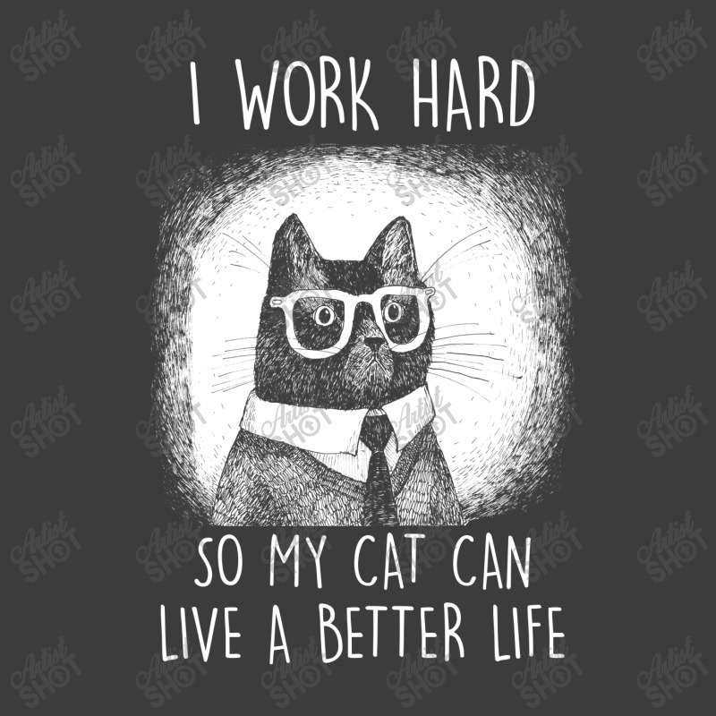 Cat I Work Hard So My Cat Can Shirt Men's Polo Shirt | Artistshot