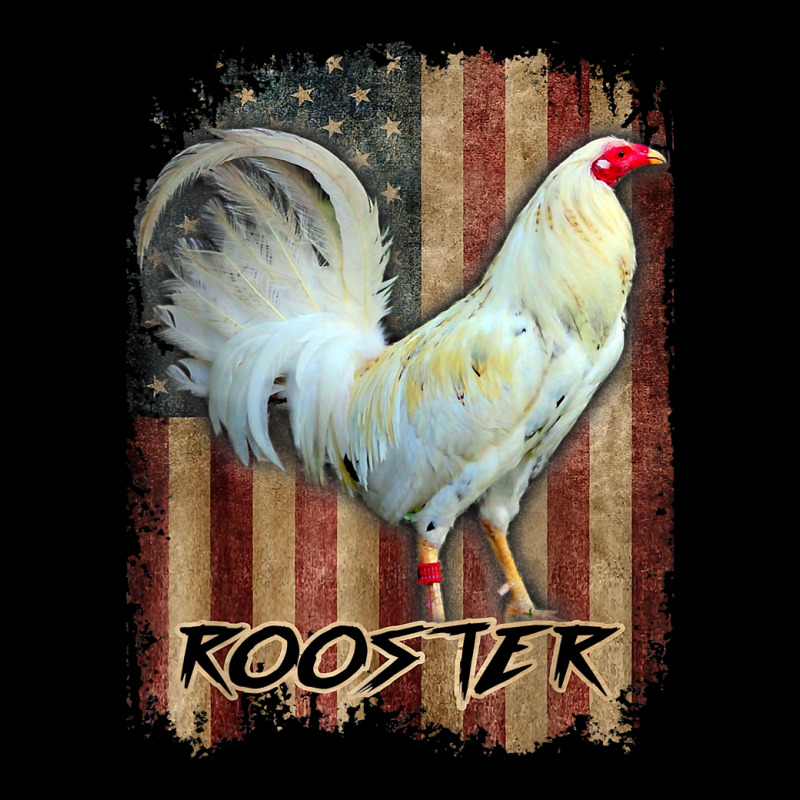 White Rooster Shirt Cock Fight Us Flag Maternity Scoop Neck T-shirt by SamuelTABraun | Artistshot