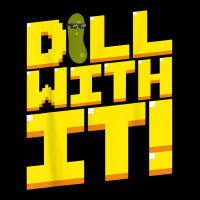 Dill With It Funny Pickle Cucumber 8 Bit Retro T Shirt Zipper Hoodie | Artistshot