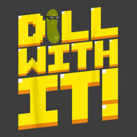 Dill With It Funny Pickle Cucumber 8 Bit Retro T Shirt Men's Polo Shirt | Artistshot