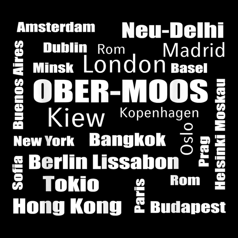 Ober Moos   New York   Ober Moos My Capital T Shirt Pocket T-Shirt by hyong5i4 | Artistshot