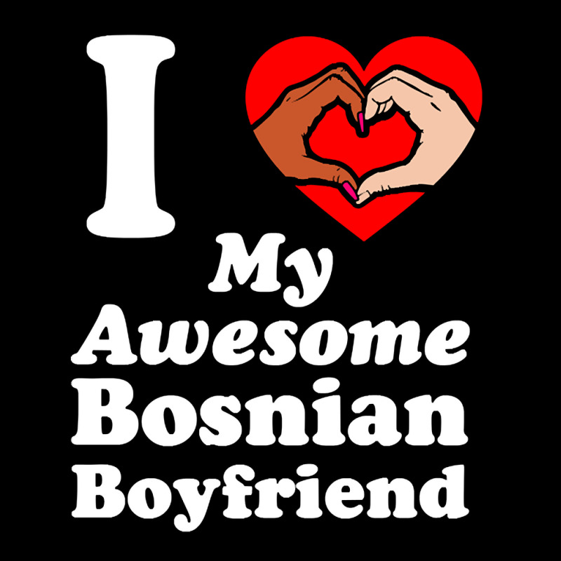 I Love My Bosnian Boyfriend Interracial Matching Couples Adjustable Cap by geishascessation326 | Artistshot