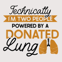 Powered By A Donated Lung   Lung Transplant T Shirt Pocket T-shirt | Artistshot