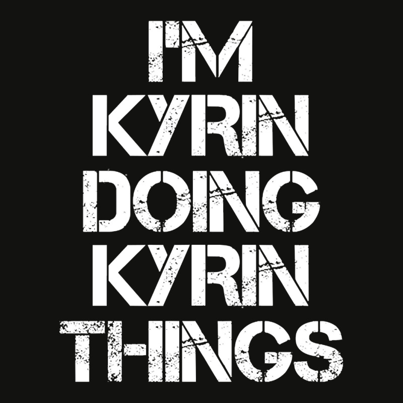 Kyrin Name - Kyrin Doing Kyrin Things Name Scorecard Crop Tee by gaugebayou45 | Artistshot