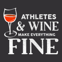 Athletes And Wine Make Everything Fine  For Athlete Vintage Short | Artistshot