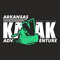 Arkansas Kayak Adventure Ladies Fitted T-shirt | Artistshot