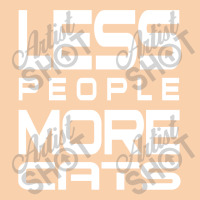 Less People More Cats Funny Shirt For Cats Lovers   Hate People Cropped Hoodie | Artistshot