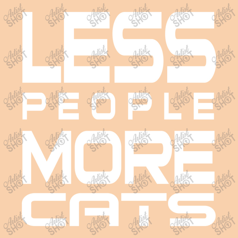 Less People More Cats Funny Shirt For Cats Lovers   Hate People Cropped Hoodie by hoainv | Artistshot