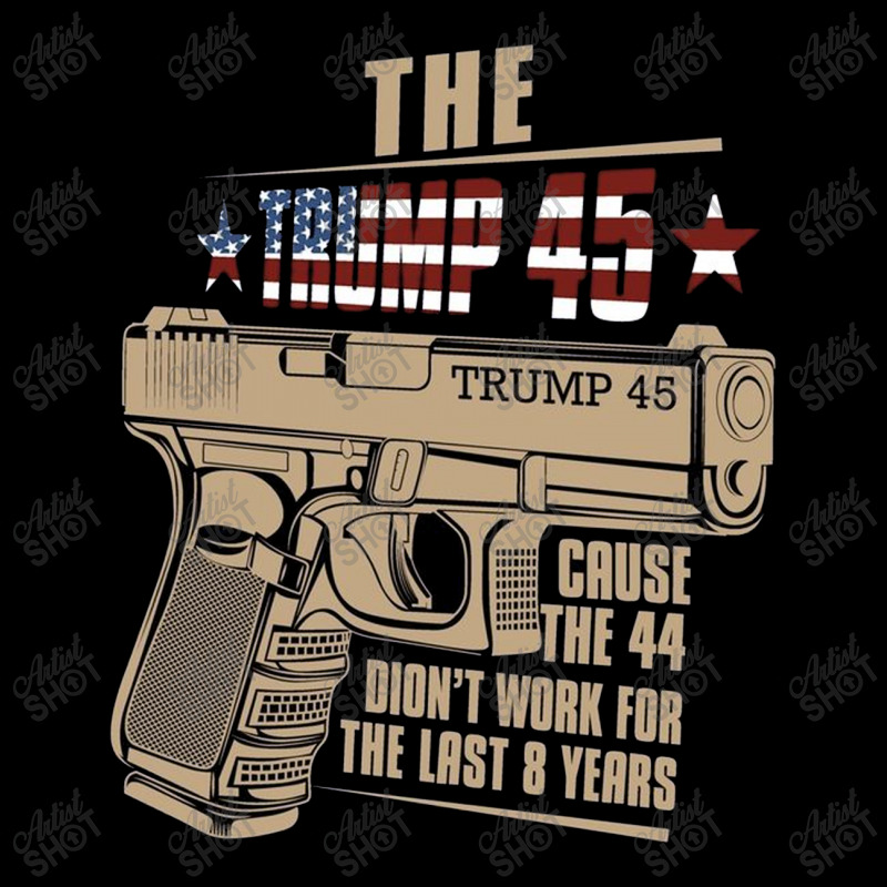 The Trump 45 Cause The 44 Didn't Work For The Last 8 Years Cropped Hoodie by kakashop | Artistshot