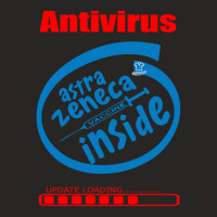 Antivirus Astra Zeneca Vaccine Inside Ladies Fitted T-shirt | Artistshot