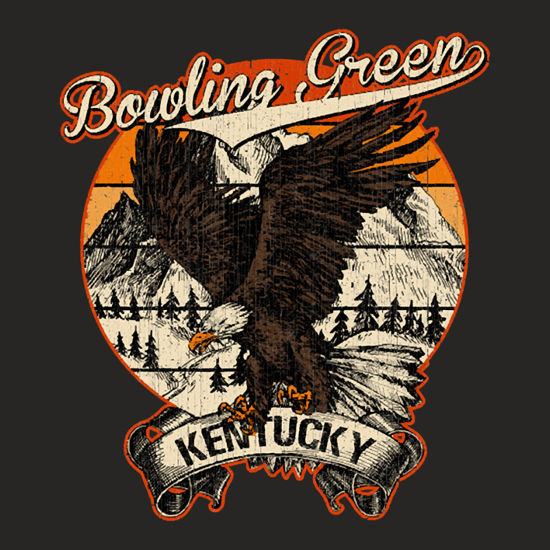 Bowling Green Kentucky Bald Eagle Retro Vintage Aesthetic Ladies Fitted T-Shirt by BrianneRemers65 | Artistshot