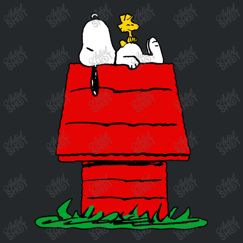 Peanuts The Doghouse Crewneck Sweatshirt | Artistshot