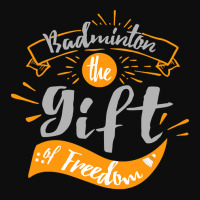 Badminton Gift Of Freedom Design For Badminton Gift Crop Top | Artistshot