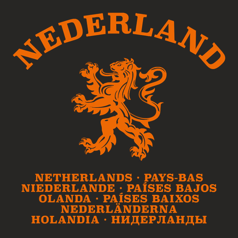 Netherlands Coat Of Arms Ladies Fitted T-Shirt by yammerbetween10 | Artistshot