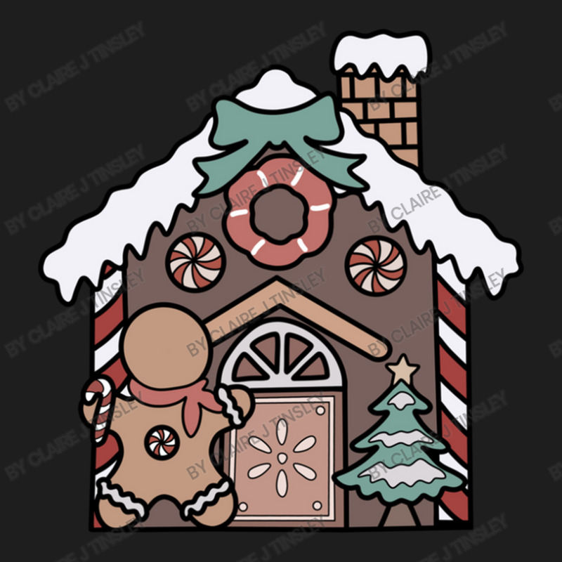 Holiday Gingerbread House Classic T-shirt by Claire J Tinsley | Artistshot