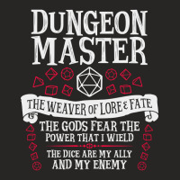 Dungeon Master, Dungeons & Dragons - The Weaver Of Lore & Date Ladies Fitted T-shirt | Artistshot