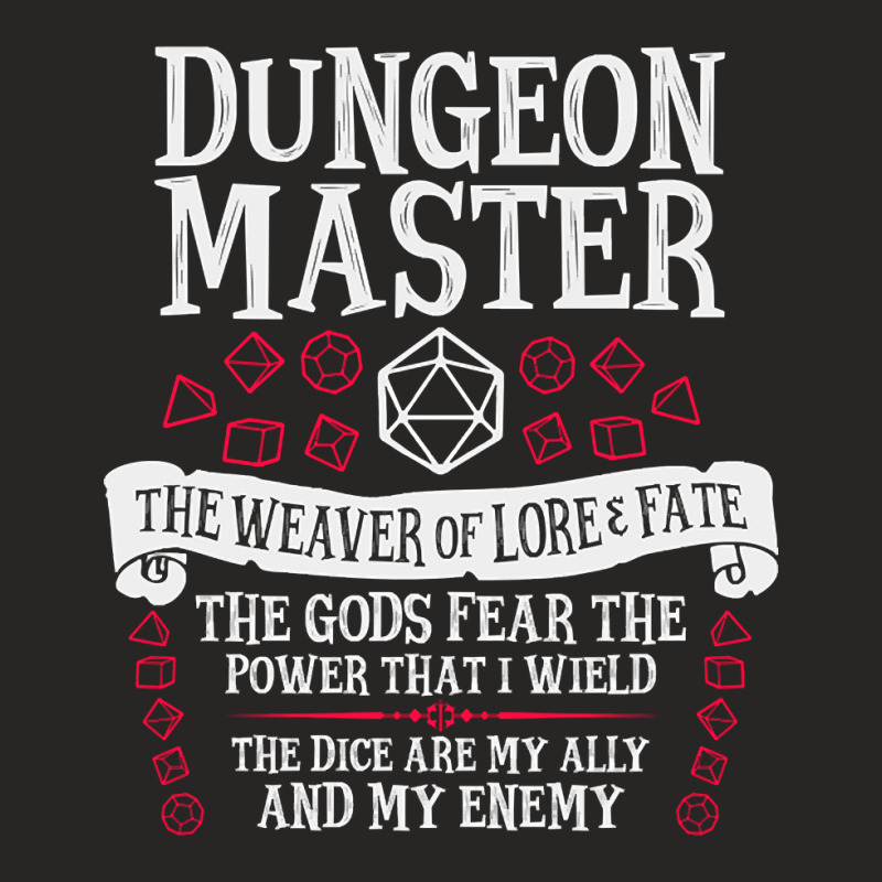 Dungeon Master, Dungeons & Dragons - The Weaver Of Lore & Date Ladies Fitted T-shirt | Artistshot