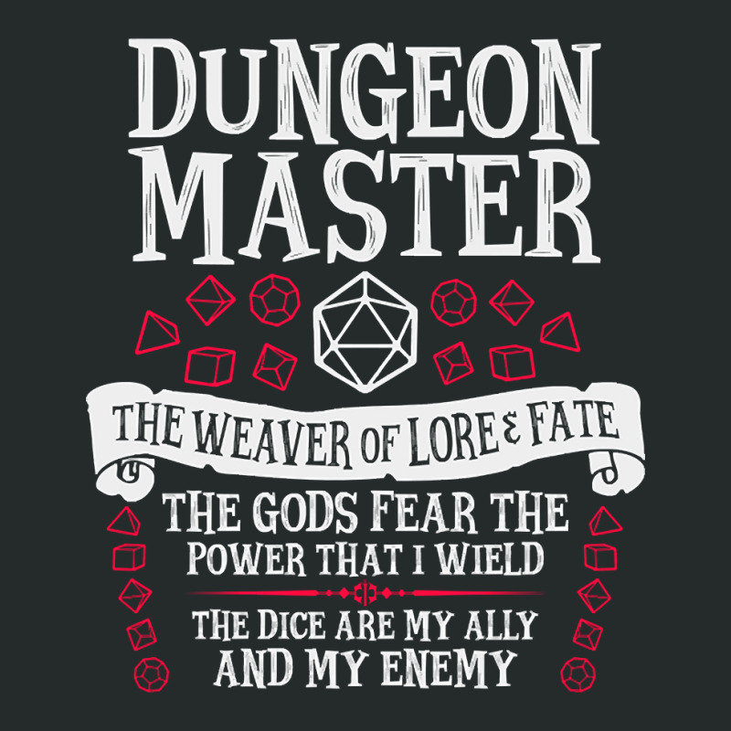 Dungeon Master, Dungeons & Dragons - The Weaver Of Lore & Date Women's Triblend Scoop T-shirt | Artistshot