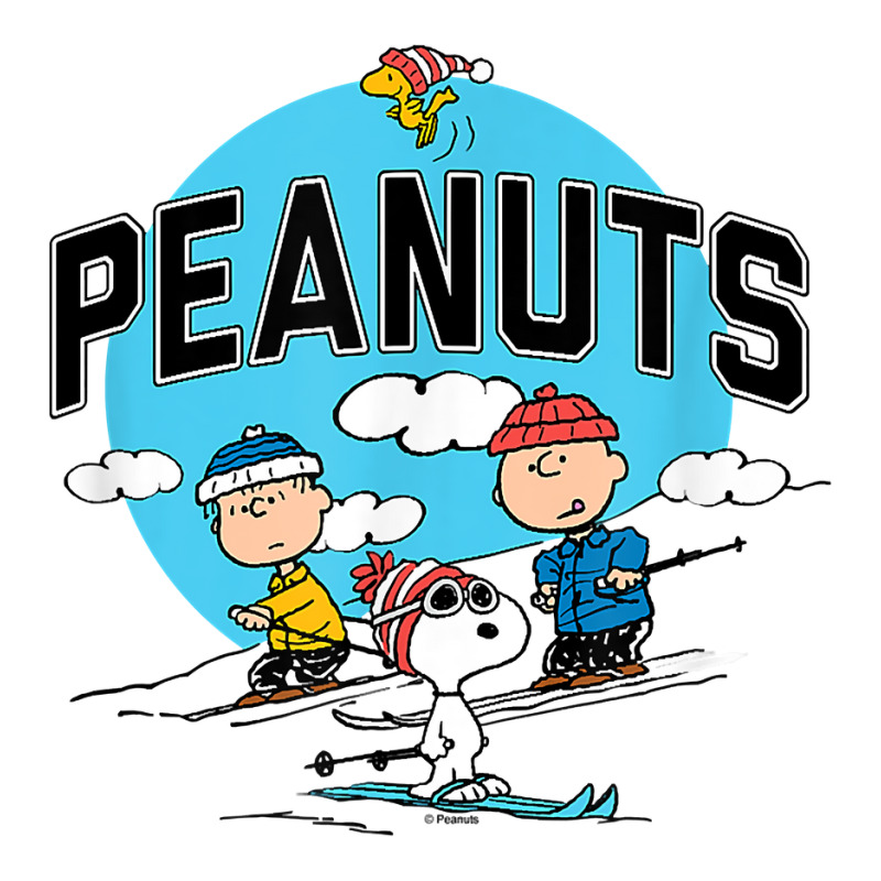 Peanuts   Skiing Peanuts Group T Shirt Stainless Steel Water Bottle | Artistshot