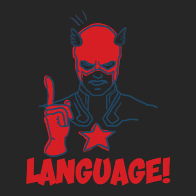 Captain Language 1 Ladies Fitted T-Shirt by Misha-ElYWright | Artistshot