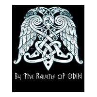 By The Ravens Of Odin Dark  Red 3/4 Sleeve Shirt | Artistshot