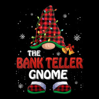 Womens Bank Teller Gnome Buffalo Plaid Matching Family Christmas V Nec Men's Long Sleeve Pajama Set | Artistshot