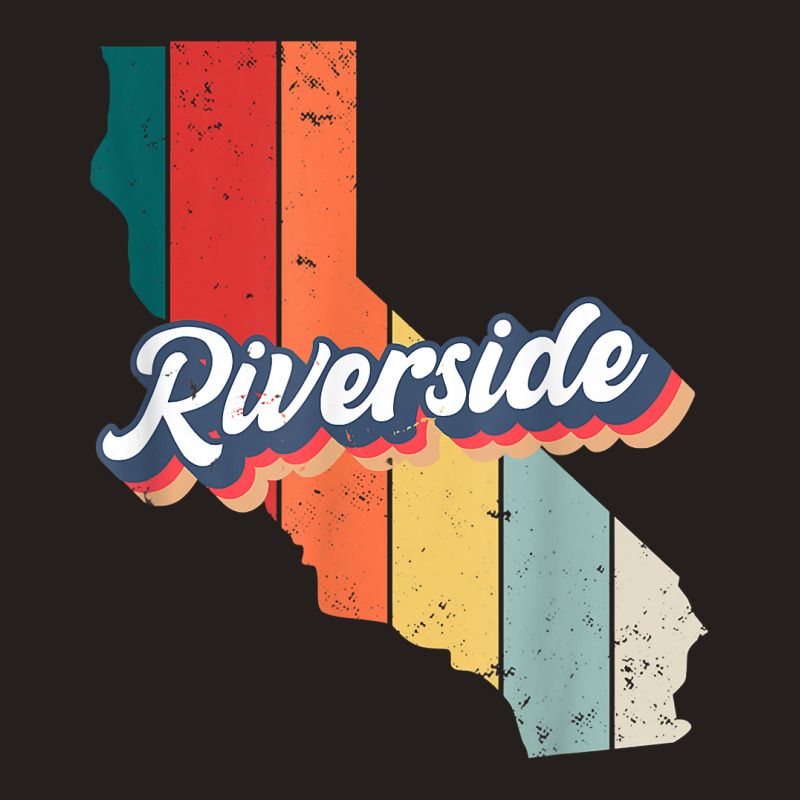 Riverside City Retro Vintage Hometown California T Shirt Tank Top by calvinittgos | Artistshot