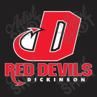 Red De Dickinson College Vectorized T-shirt | Artistshot