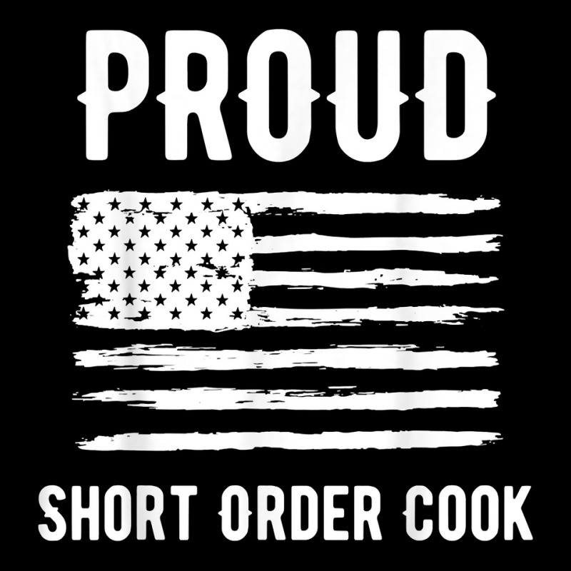 Proud Short Order Cook Profession American Flag T Shirt Pocket T-shirt | Artistshot