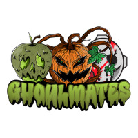 Ghoulmates Funny Halloween Soulmates Pun T Shirt Men's 3/4 Sleeve Pajama Set | Artistshot