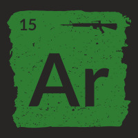 Ar15 Rifle Periodic Table Patriotic For Veteran Ladies Fitted T-shirt | Artistshot