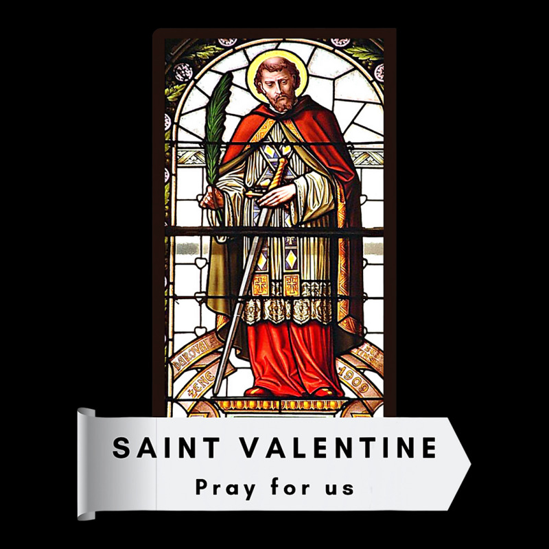 Saint Valentine Valentines Day Irish Catholic Christian V-Neck Tee by JohnNichols89123 | Artistshot