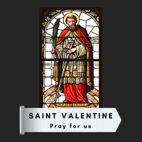 Saint Valentine Valentines Day Irish Catholic Christian 3/4 Sleeve Shirt | Artistshot