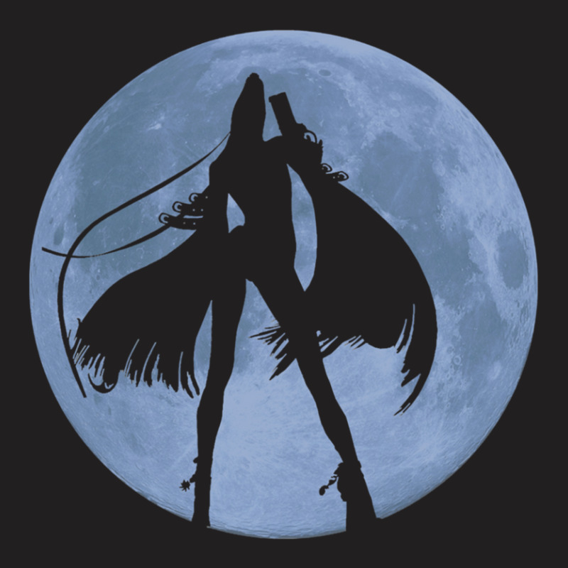 Bayonetta Hack And Slash Video Game Developed By Platinumgames Moon Re T-shirt | Artistshot