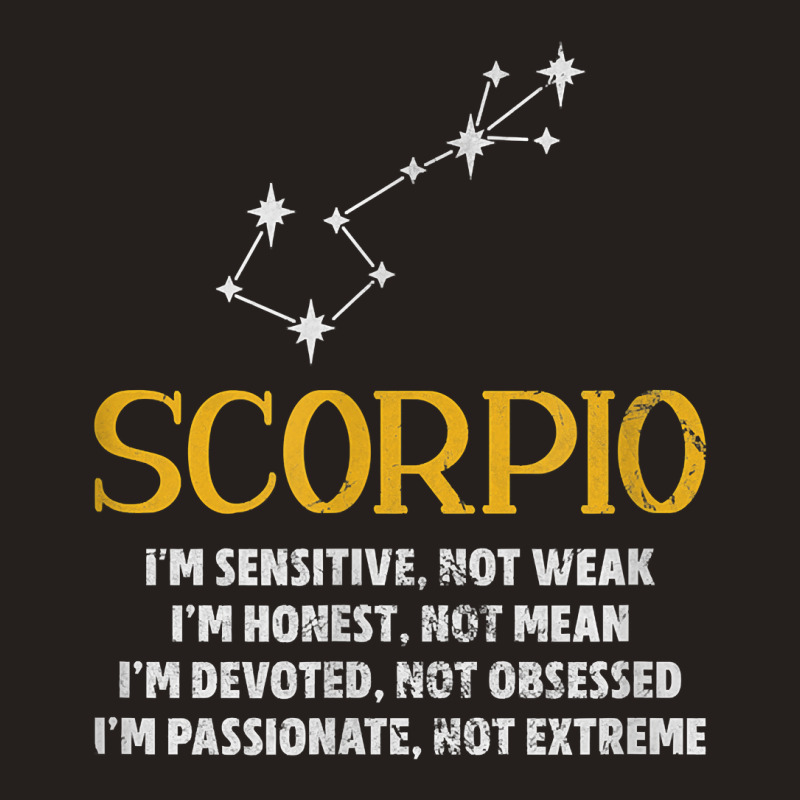 Scorpio Sensitive Not Weak Honest Not Mean Astrology Grunge T Shirt Tank Top by calvinittgos | Artistshot